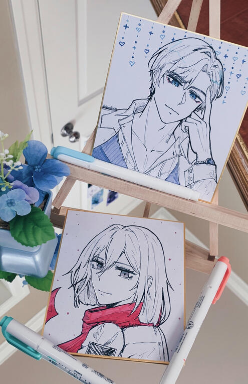 Shikishiboard Illustrations