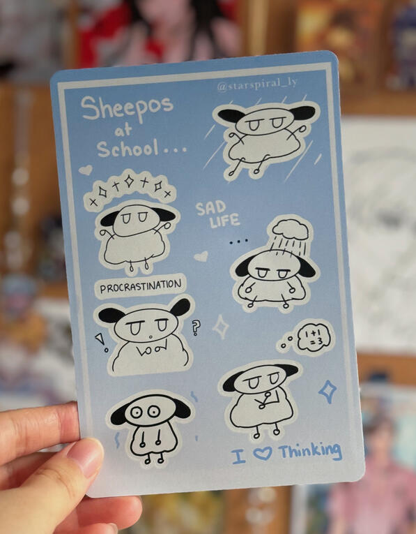 Sheepos Sticker Sheet